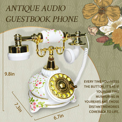 Libro de invitados de audio personalizado Mensajes de voz Grabador Libro de invitados para aniversarios