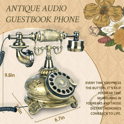 Grabación de voz por USB Libro de invitados Memorias duraderas Mensaje de audio Libro de invitados para eventos