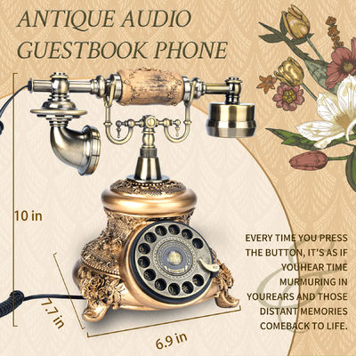 Eventos Libro de invitados de audio Correo de voz Libro de invitados de plástico Boda para atesorar para siempre