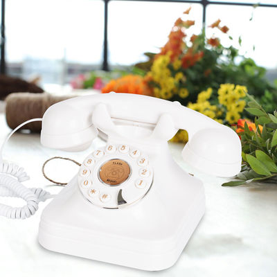 Libro de invitados de bodas elegante teléfono de energía recargable grabador de teléfono vintage para la boda