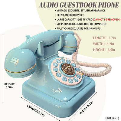 Libro de visitas de audio con conectividad USB y hasta 10 horas de tiempo de grabación La solución perfecta