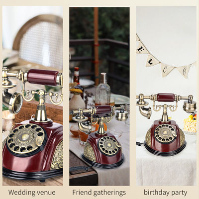 Retro teléfono de voz Libro de invitados Baños de bebé Regalos de boda Mensajes para capturar deseos
