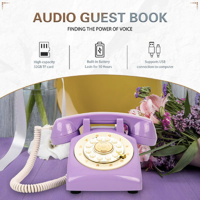 15 horas de grabación de audio libro de invitados audio libro de invitados Diy para los recuerdos de la fiesta