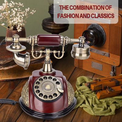 Libro de invitados de audio de estilo europeo Telefono boda recargable para recoger mensajes
