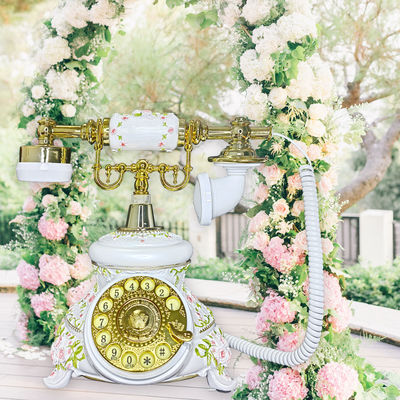 Teléfono elegante libro de invitados de la boda de carga Funcional Mensaje telefónico libro de invitados