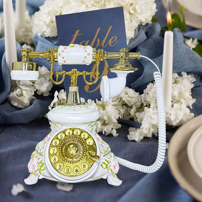 Teléfono elegante libro de invitados de la boda de carga Funcional Mensaje telefónico libro de invitados