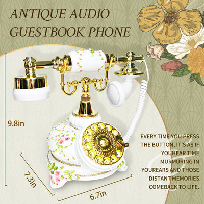 Grabaciones de audio Libro de invitados de la boda teléfono Libro de invitados de audio claro para las fiestas de graduación