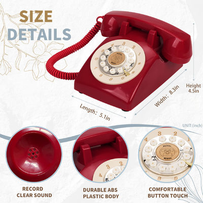 Regalo Celebración Telefono Libro de invitados Boda Grabación telefónica para recuerdos duraderos