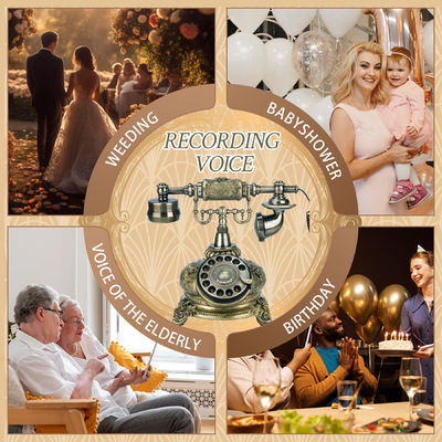 Deseos Correo de Voz Libro de invitados Boda Sonido claro teléfono Boda Libro de invitados 15 horas