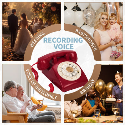 Memoria de grabación Libro de invitados teléfono boda audio Libro de invitados para todas las ocasiones