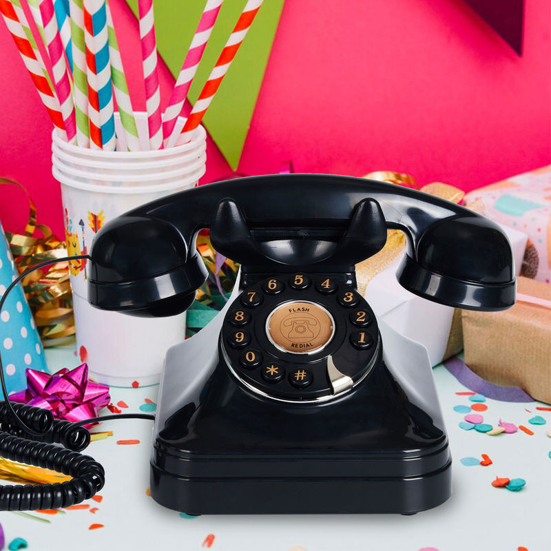Casamientos Celebraciones teléfono libro de invitados sonido claro teléfono vintage grabador de voz botón diseño